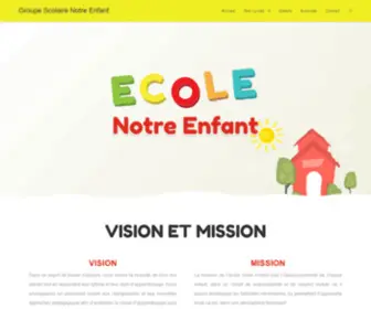 Gsnes.com(Groupe Scolaire Notre Enfant) Screenshot