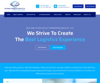 GSNfreight.com(GSN Freight Forwarding Pvt) Screenshot