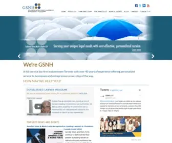 GSNH.com(Goldman, Sloan, Nash and Haber LLP) Screenshot