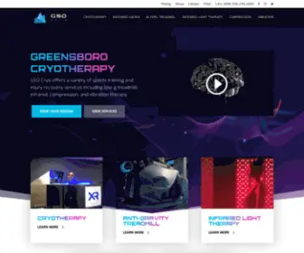 Gsocryo.com(Greensboro Cryotherapy) Screenshot