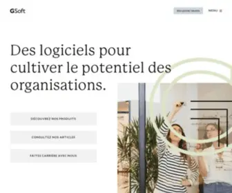 Gsoft.com(One simple platform to elevate your hybrid teams) Screenshot