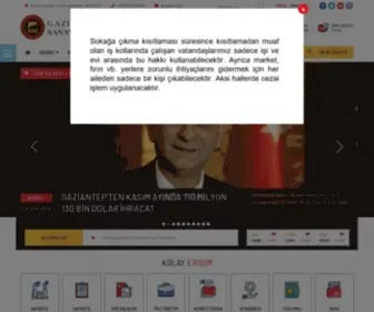 Gso.org.tr(Gaziantep Sanayi Odas) Screenshot