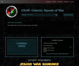 Gsow.net(Galactic Squads of War) Screenshot