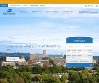Gspairport.com(Greenville-Spartanburg International Airport (GSP)) Screenshot