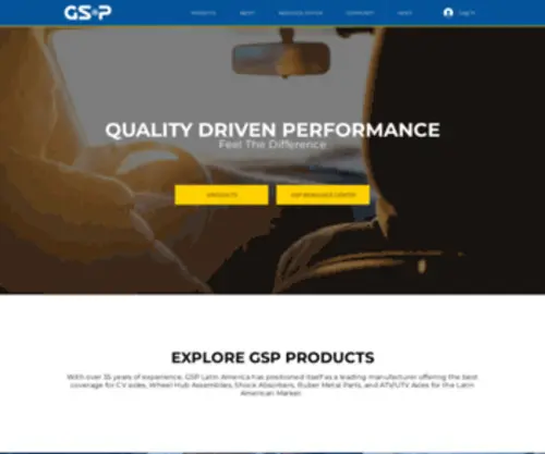 Gspamerica.com(GSP Latin America) Screenshot