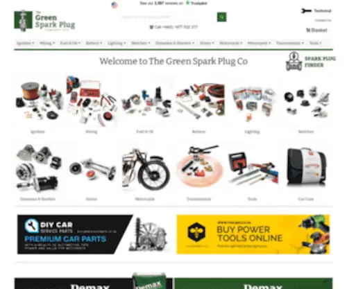 Gsparkplug.com(Spark plugs) Screenshot