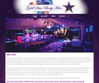 Gspartyhire.co.za(Welcome Gold Star Party Hire) Screenshot