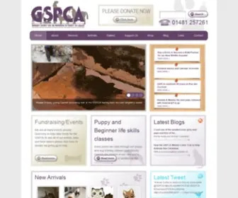 GSpca.org.gg(GSPCA Guernsey) Screenshot