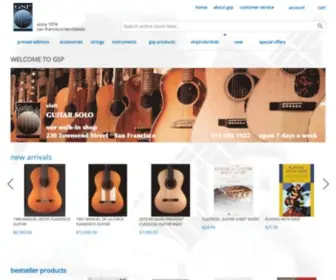 GSpguitar.com(Guitar printed music) Screenshot