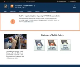 GSP.net(Georgia Department of Public Safety) Screenshot