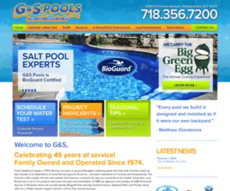 Gspoolsinc.com(Staten Island Pool Company) Screenshot