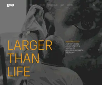 GSPprint.com.au(GSP) Screenshot