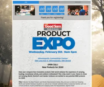 GSproductexpo.com(Good Sam Product Expo) Screenshot