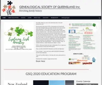 GSQ.org.au(Enriching family history) Screenshot