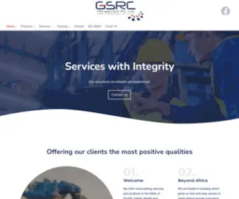 GSRcrisk.co.za(GSRC Management) Screenshot