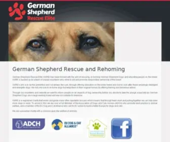 Gsrelite.co.uk(German Shepherd Rescue Elite) Screenshot