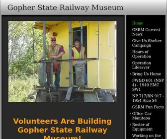 GSRM.org(Gopher State Railway Museum) Screenshot