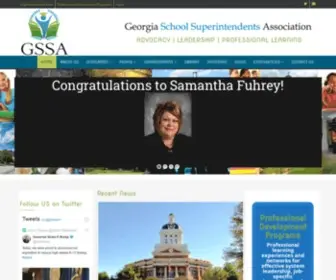 Gssaweb.org(Georgia School Superintendents Association) Screenshot