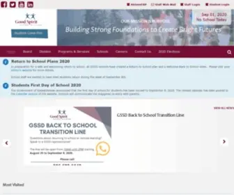GSSD.ca(Good Spirit School DivisionGood Spirit School Division 204) Screenshot