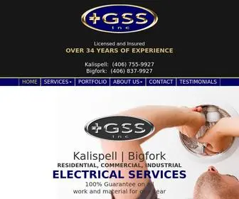 Gsselectric.com(Kalispell Big Fork Commercial Electrician Services) Screenshot