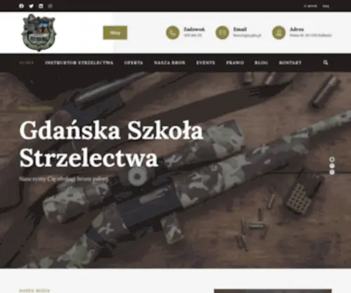 GSS.gda.pl(Instruktor strzelectwa zaprasza na szkolenie. Strzelnica w Gdańsku) Screenshot