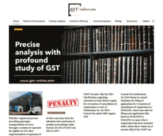 GST-Online.com(GST Online) Screenshot