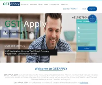 Gstapply.com(GST Apply) Screenshot