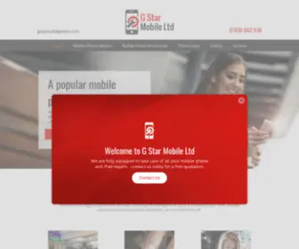 Gstarmobile.co.uk(G Star Mobile Ltd) Screenshot