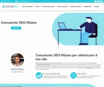 Gstarseo.it(SEO Milano #1 Consulente SEO Milano) Screenshot