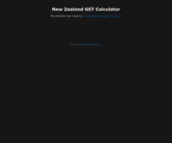 GStcal.co.nz(GST Calculator New Zealand 15%) Screenshot