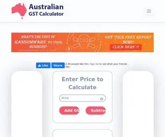 GStcalculator.com.au(Australian GST Calculator) Screenshot