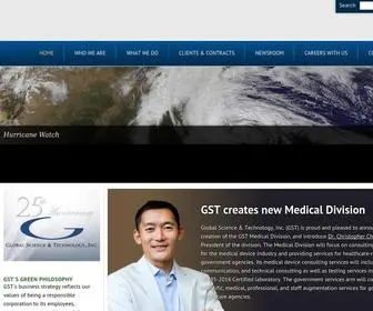 GST.com(Global Science & Technology has built a highly specialized workforce) Screenshot