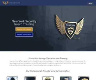 GSTNY.com(Guardian Security Training Classes Near Me) Screenshot