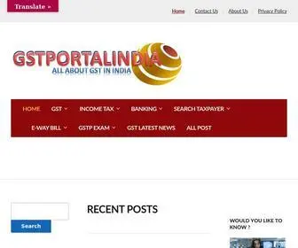 GStportalindia.in(GST Portal India) Screenshot