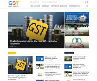 GStsiteindia.com(Home) Screenshot