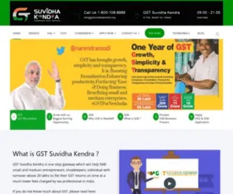 GStsuvidhakendra.org(GST Suvidha Kendra® or GST Suvidha Center®) Screenshot