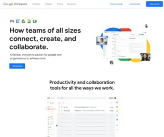 Gsuite.com(Zakelijke apps & samenwerkingstools) Screenshot