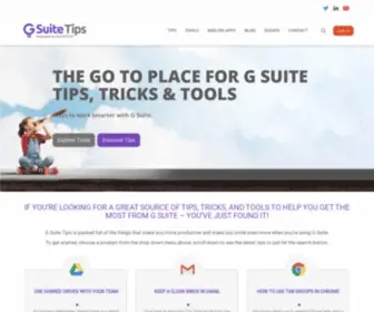 Gsuitetips.com(The best source of Google Workspace Tricks & Tools) Screenshot