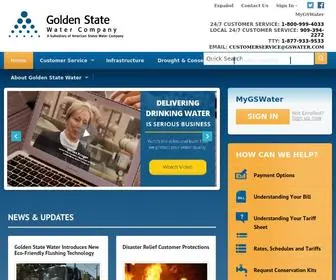 Gswater.com(Golden State Water Company) Screenshot