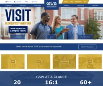 GSW.edu(Georgia Southwestern State University) Screenshot