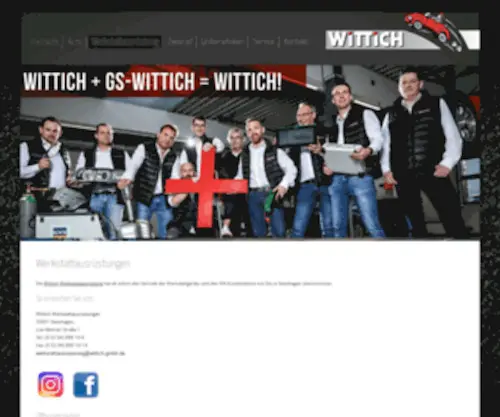 Gswittich.de(GS Wittich Werkstatteinrichtungen GmbH) Screenshot