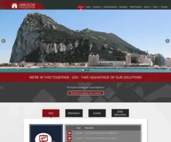 GSX.gi(The official website for The Gibraltar Stock Exchange) Screenshot