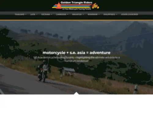 GT-Rider.com(Motorbike trip report forums have holiday information for south) Screenshot