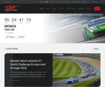 GT-World-Challenge-Europe.com(GT World Challenge Europe) Screenshot