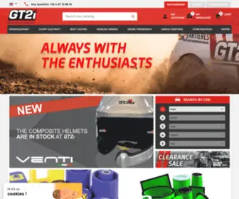 GT2I-Classic.com(Vente pièces accessoires équipement rallye sport auto et karting) Screenshot