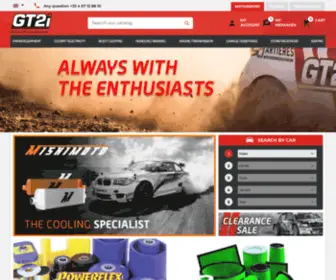 GT2I-Tuning.com(Vente pièces accessoires équipement rallye sport auto et karting) Screenshot