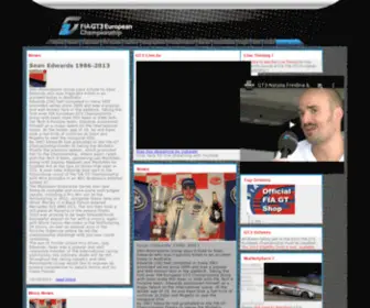 GT3Europe.com(Official Site of FIA GT3 Championship) Screenshot