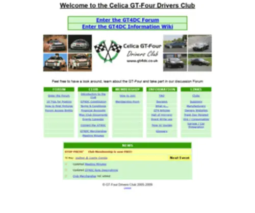 GT4DC.co.uk(The GT4DC Car Club) Screenshot