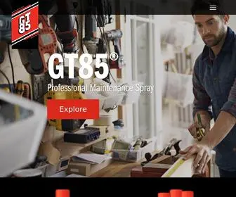 GT85.co.uk(GT85® Professional Spray & Bike Maintenance) Screenshot