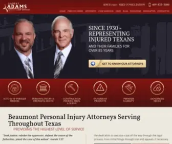 Gta-Law.com(Beaumont Personal Injury Lawyer) Screenshot